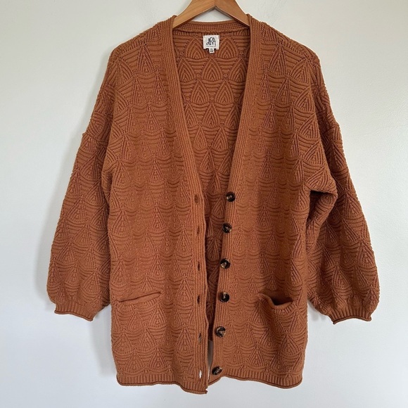 dRA Women’s Enzo Knit Oversized Cardigan Sweater Size Medium - Picture 4 of 16